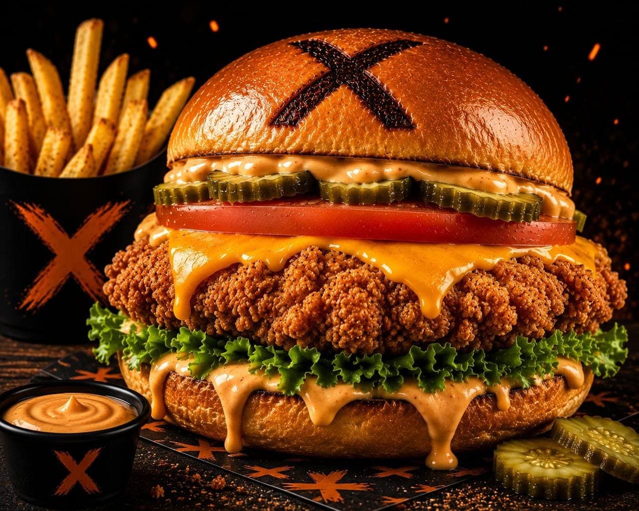 Çıtır Tavuk Burger