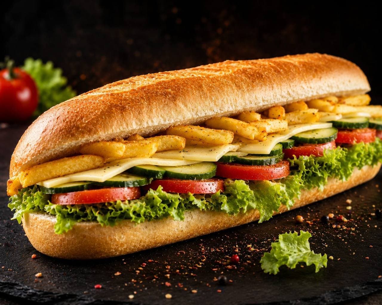 Kaşarlı Patatesli Sandviç