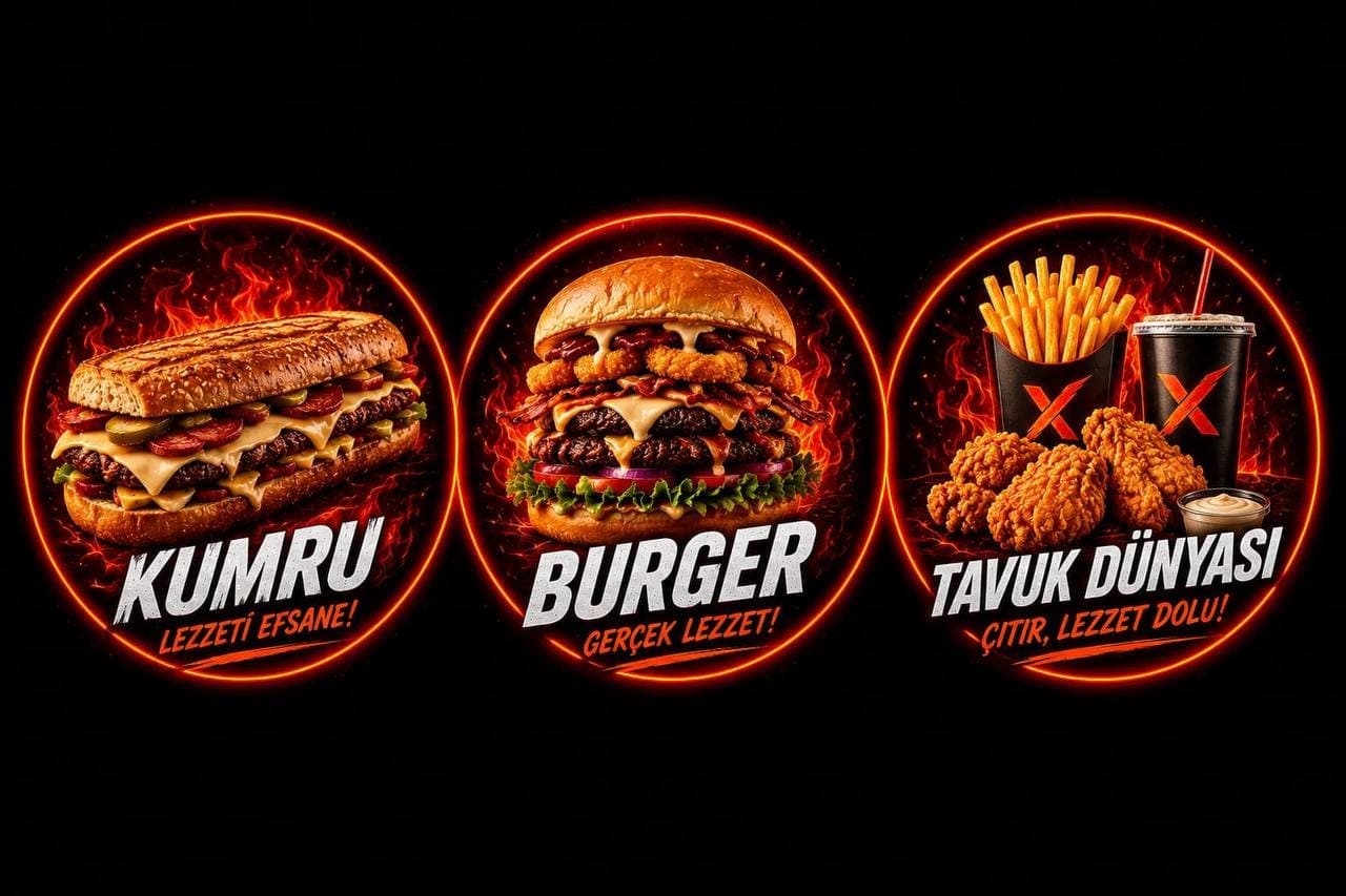 Kumru, burger ve tavuk dünyası